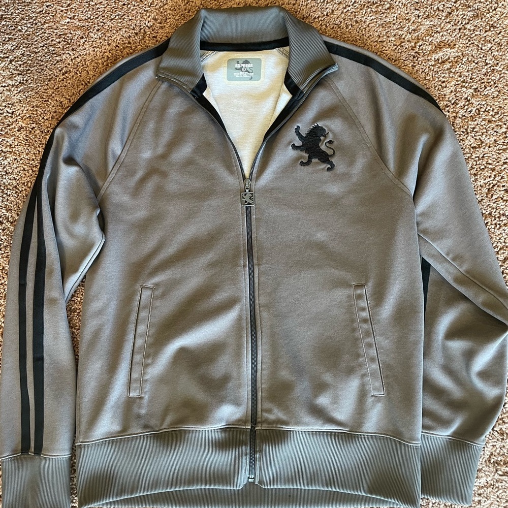 Express Large-Logo Tracksuit Jacket
